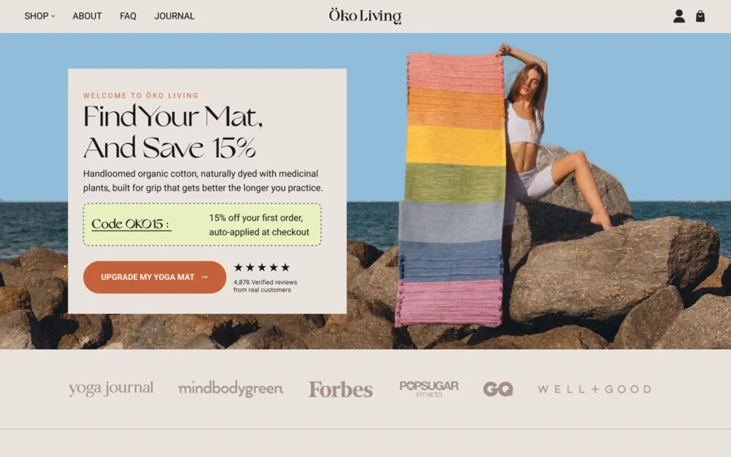 Oko Living – Turning a Listicle-Style Landing Page Into a Clearer Customer Journey