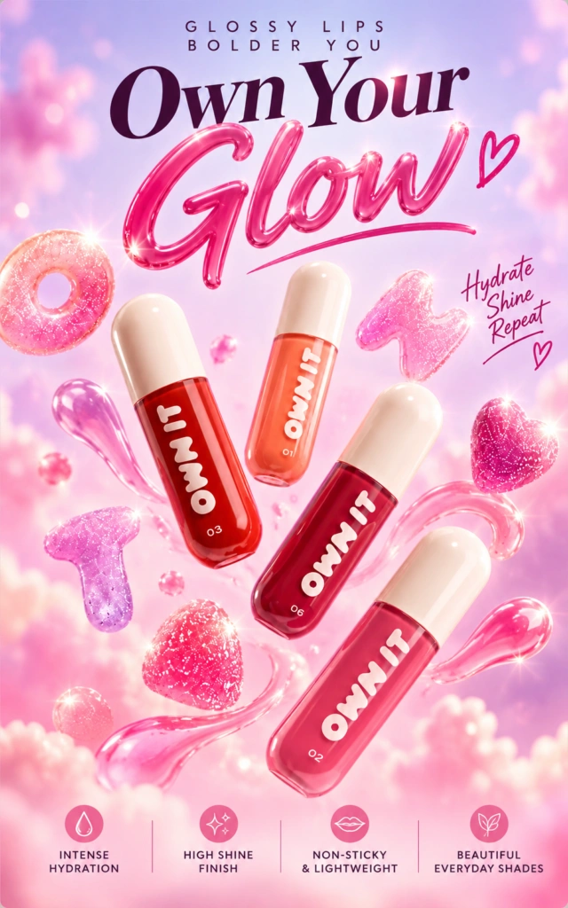 glossy lips_ bolder you