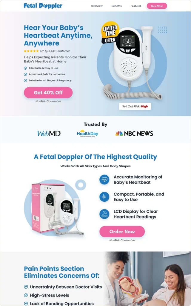 Product & offer pages