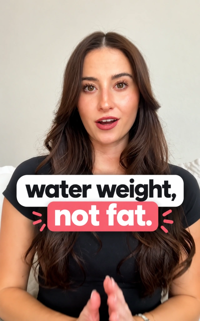 water weight_ not fat